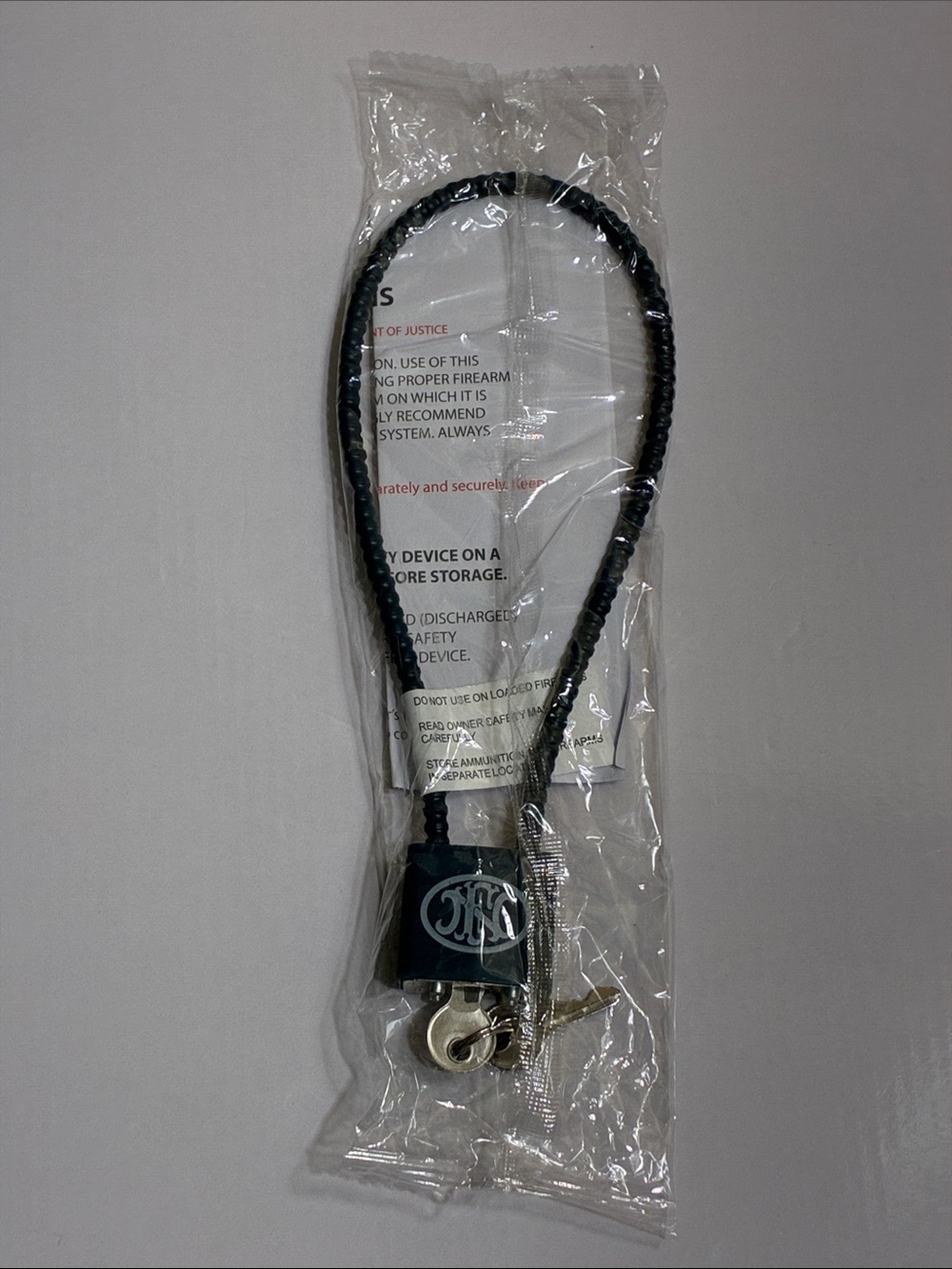FN Cable Lock w/ 2 Keys